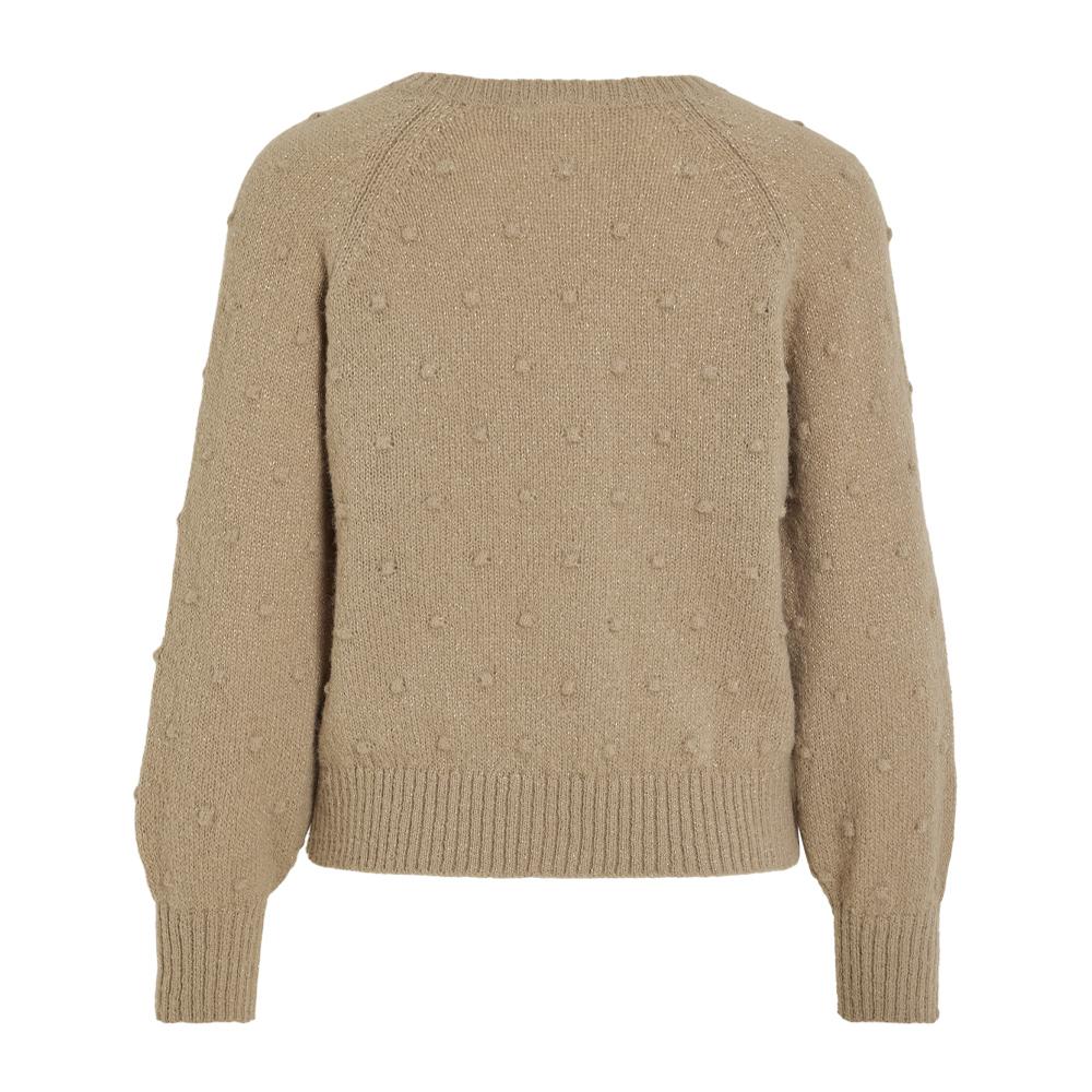 Pull Marron Femme Vila Tuli vue 2