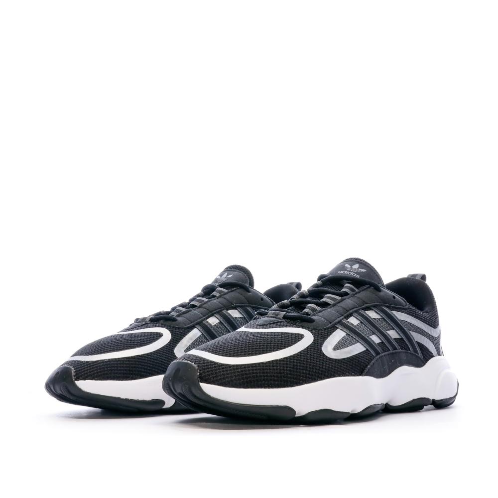 Baskets Noir Homme Adidas Haiwee vue 6