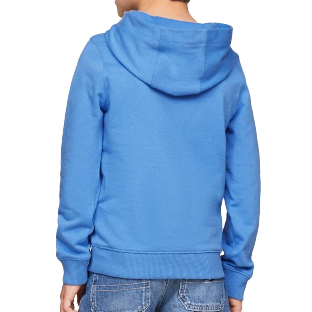 Sweat Bleu Garçon Tommy Hilfiger KS0KS00205 vue 2