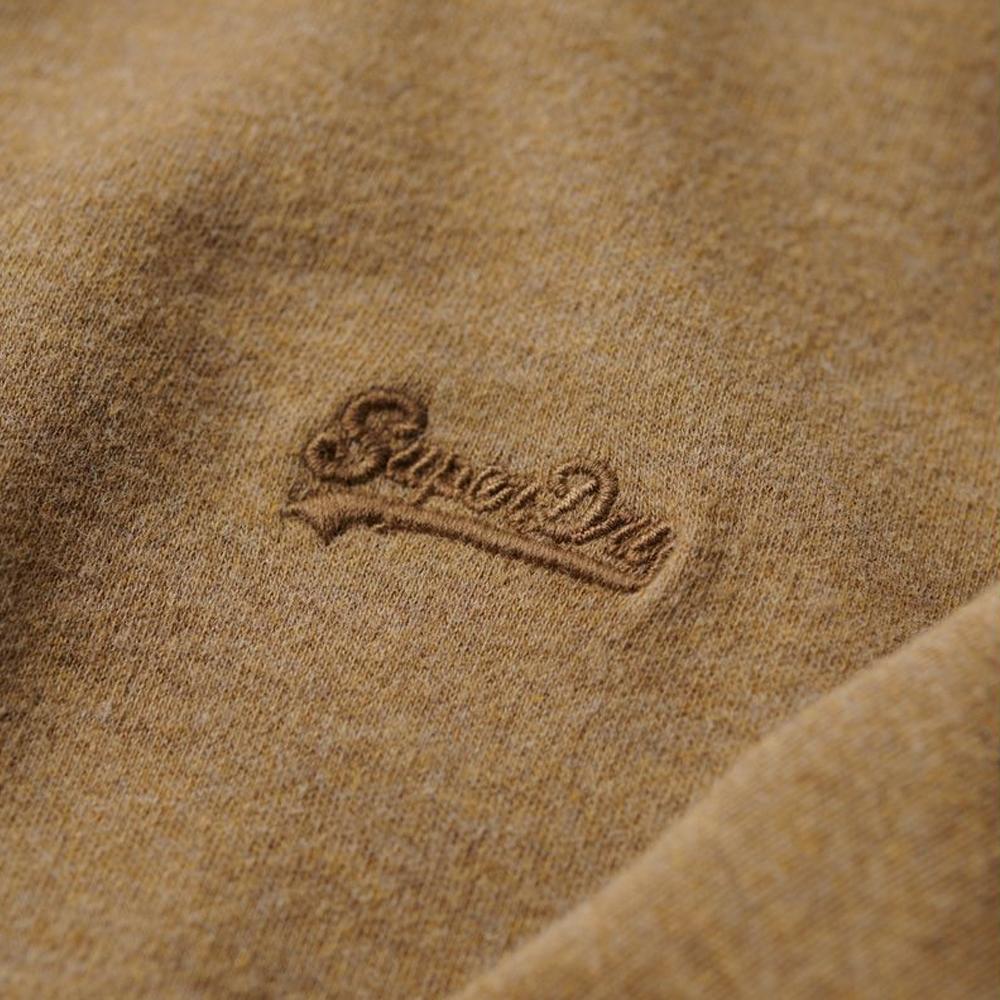 T-shirt Marron Homme Superdry Henley vue 2