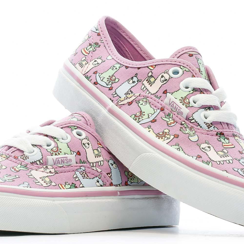Baskets Rose Fille Vans Authentic vue 7
