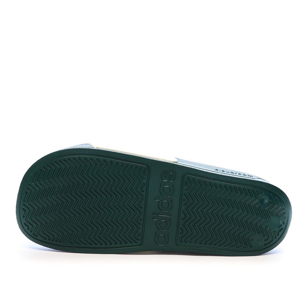 Claquettes Vertes/Blanches Homme Adidas Adilette vue 2