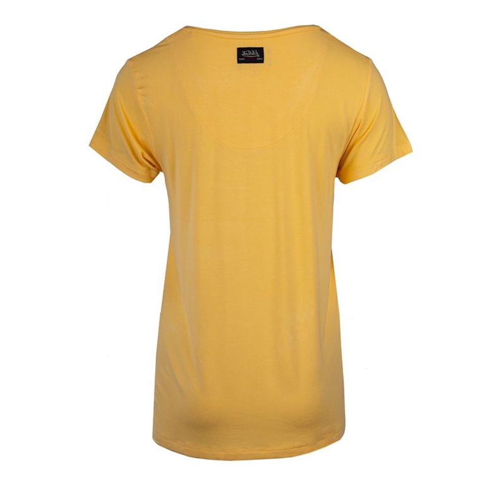 T-shirt Jaune Femme Von Dutch ROAN vue 2