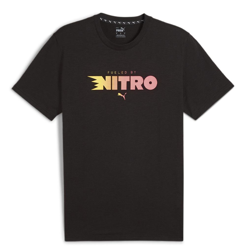 T-Shirt Noir/Orange Homme Puma Graphic pas cher