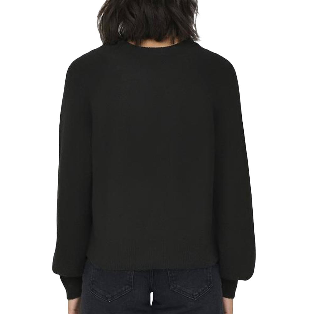 Pull Noir Femme JDY Rue Life vue 2