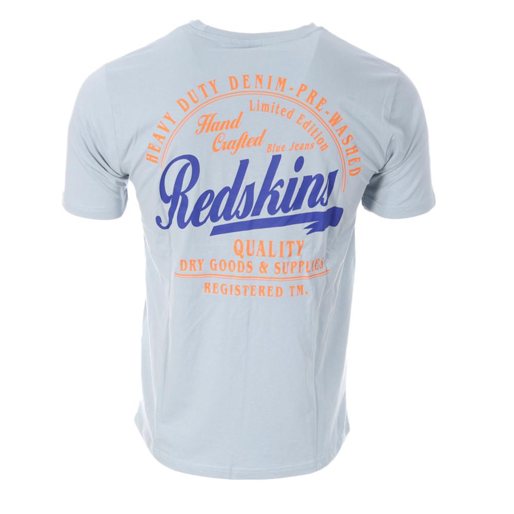 T-Shirt Bleu Clair Homme Redskins TS6214 vue 2