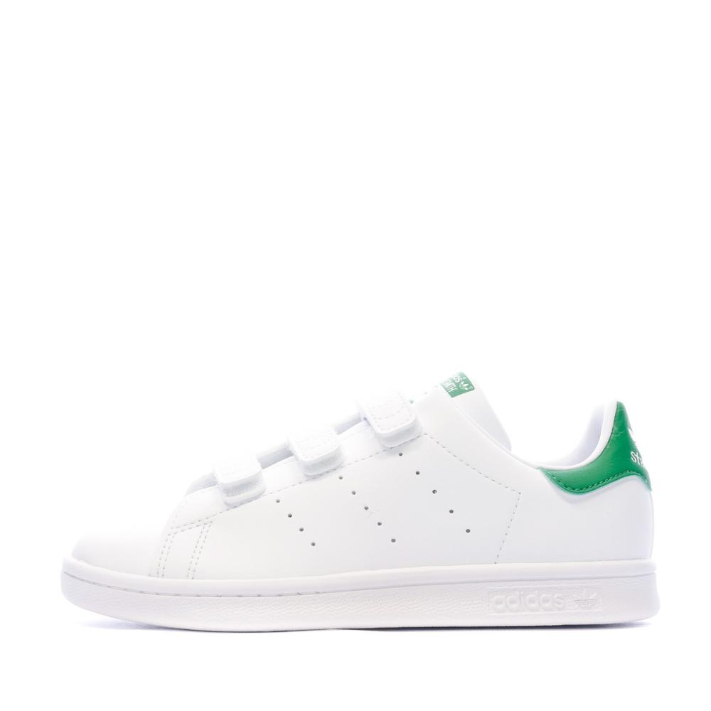 Baskets Blanches Mixte Adidas Stan Smith Scratch