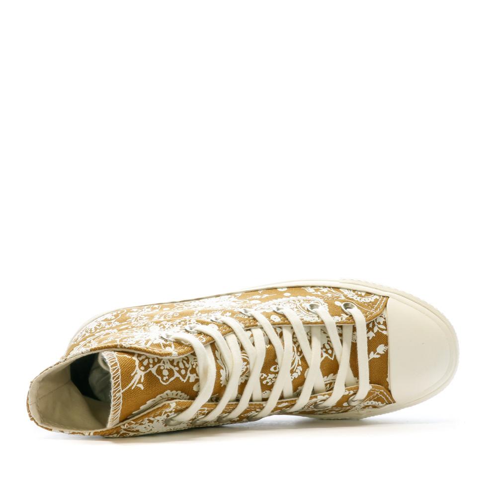 Converse Jaune Femme Converse Wheat vue 4