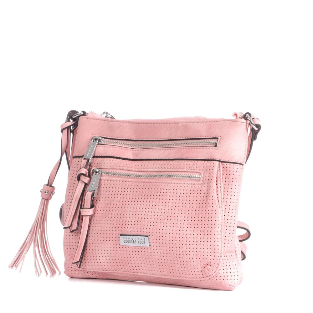 Sac bandoulière Rose Femme Georges Rech Nicomede vue 3