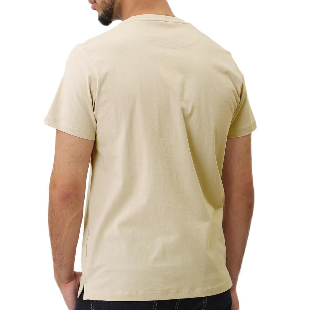 T-shirt Beige Homme Pepe jeans Chase vue 2