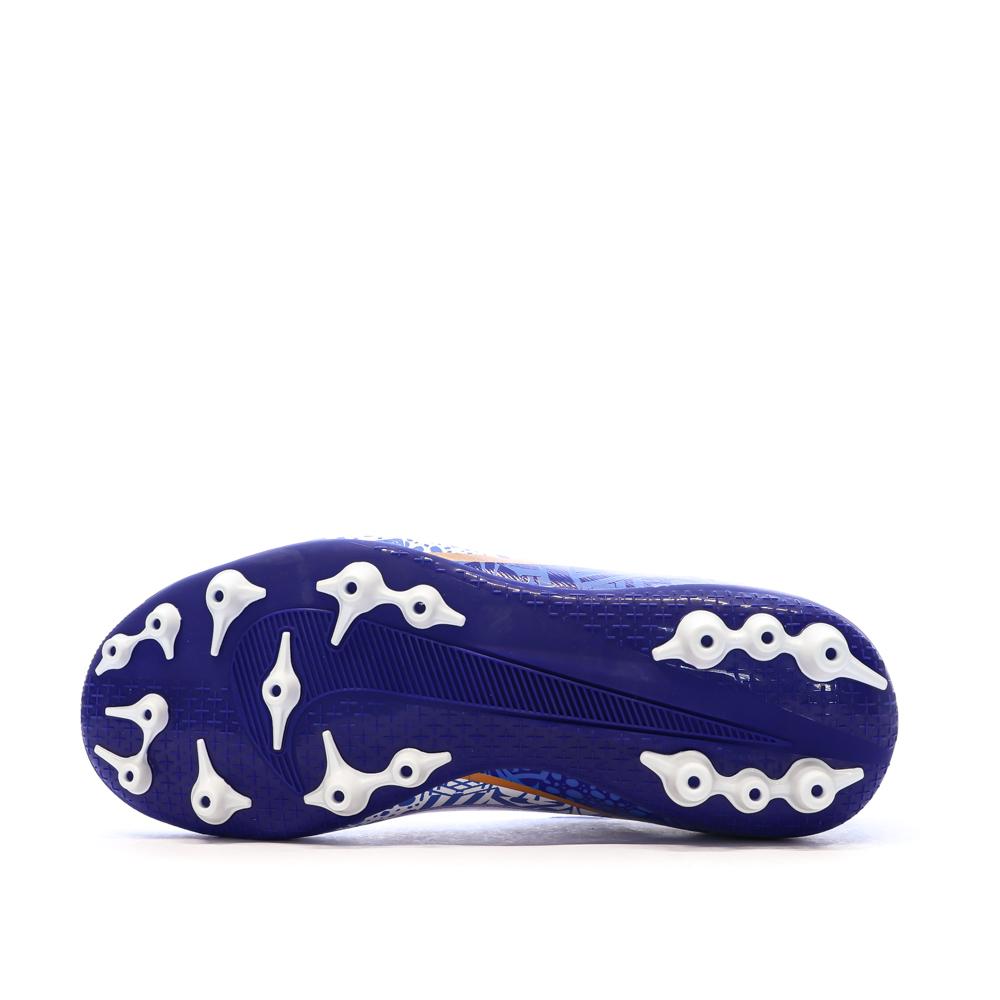 Chaussures de Football Bleues Nike Jr Zoom Superfly 9 Acad MDS AG vue 5