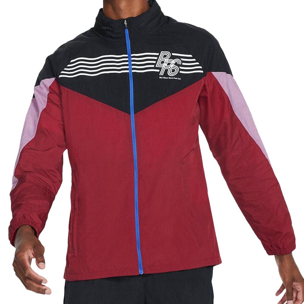 Veste Rouge/Noir Homme NIike Windrunner pas cher