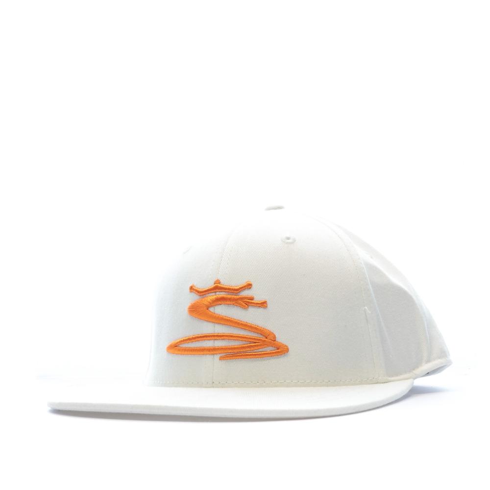 Casquette Blanche Orange COBRA YOUTH TOUR SNAKE pas cher