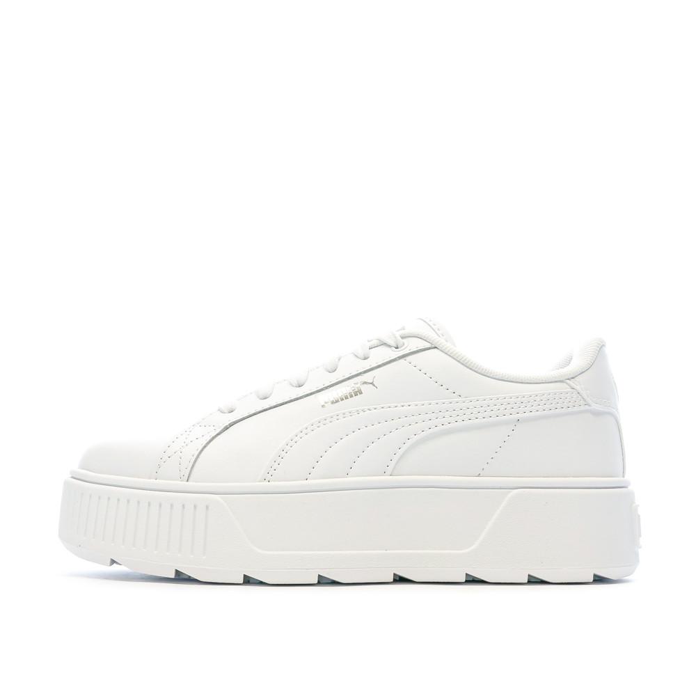 Baskets Blanches Femme Puma Karmen 387374-01 pas cher