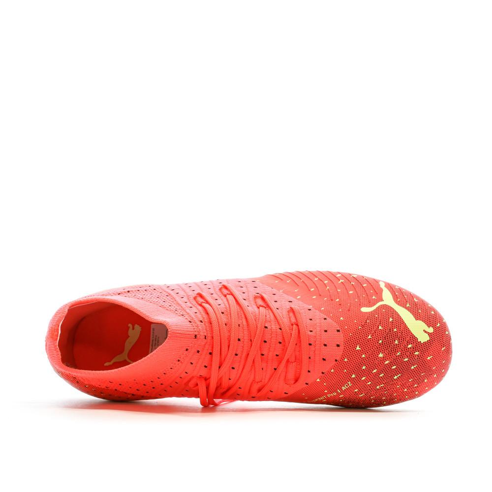 Chaussures de football Orange/Jaune Garçon Puma future Z 3 vue 4