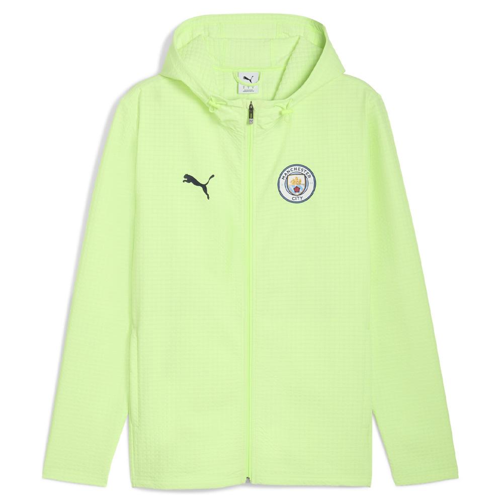 MANCHESTER CITY Veste Jaune Fluo Homme Puma pas cher