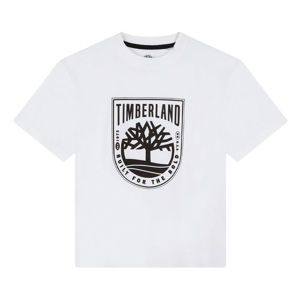 Weißes T-Shirt für Jungen von Timberland T60291 günstig