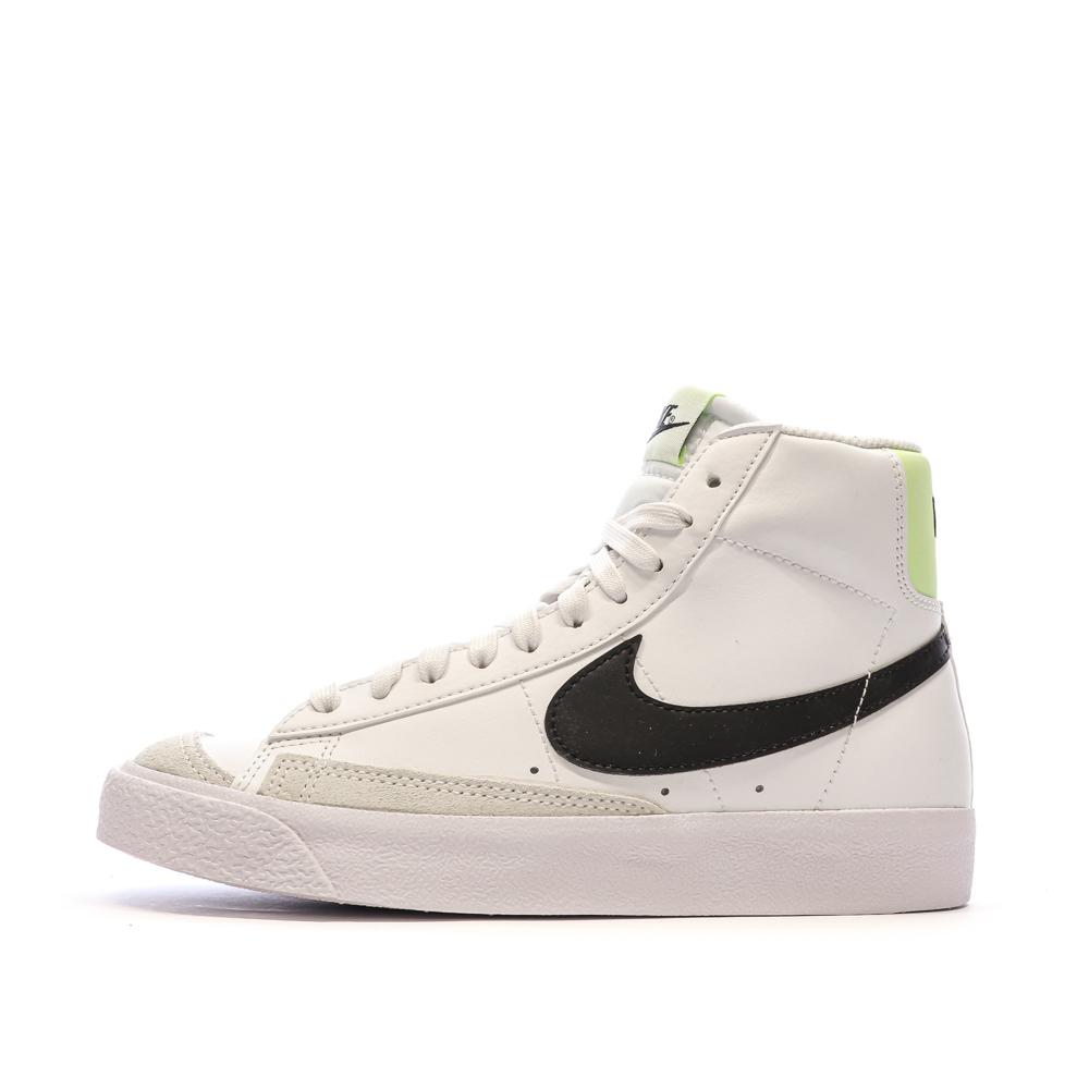 Baskets Blanches Junior Nike Blazer Mid '77 pas cher
