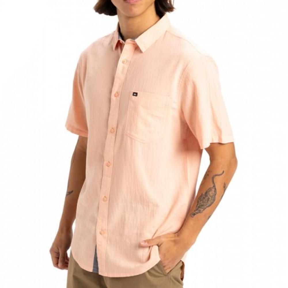 Chemise Orange Homme Quiksilver Timebox vue 2