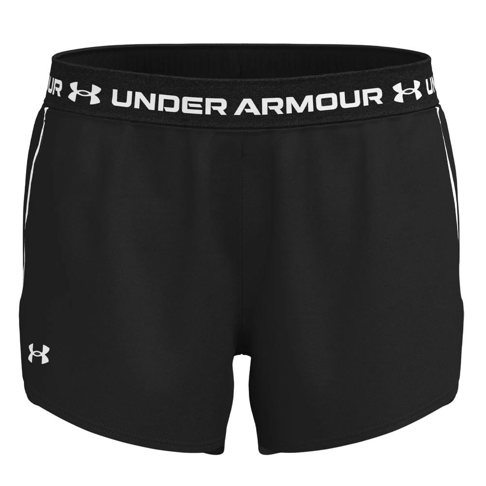 Short de Sport Noir Femme Under Armour Tech Play Up pas cher