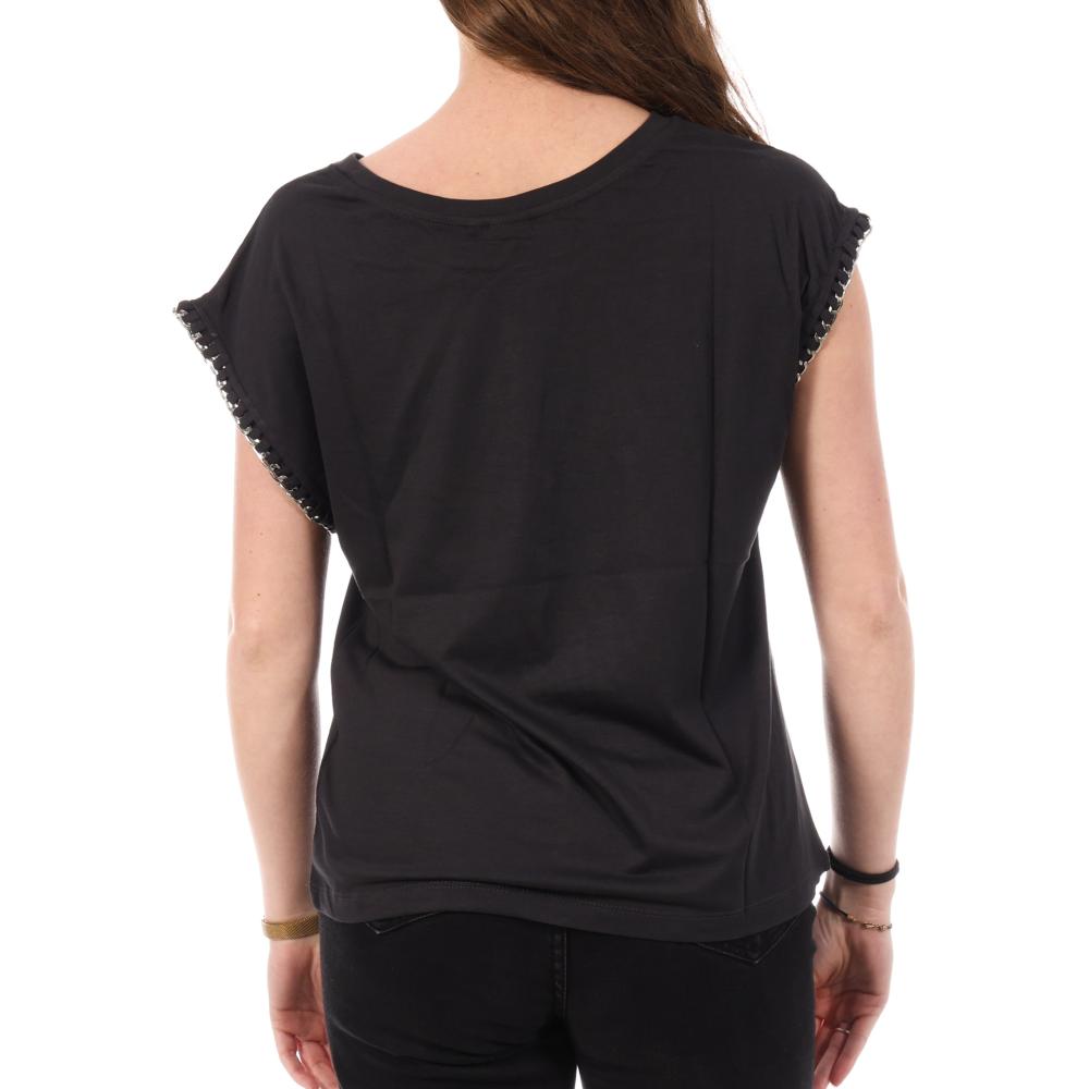 T-Shirt Schwarz Frau Kaporal JOJO Ansicht 2
