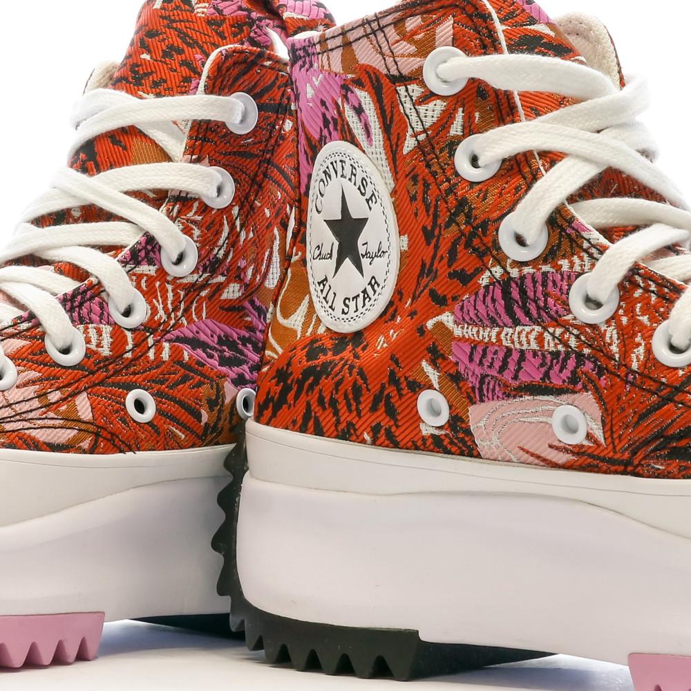Baskets Rose/Rouge Femme Converse Run Star Hike vue 7