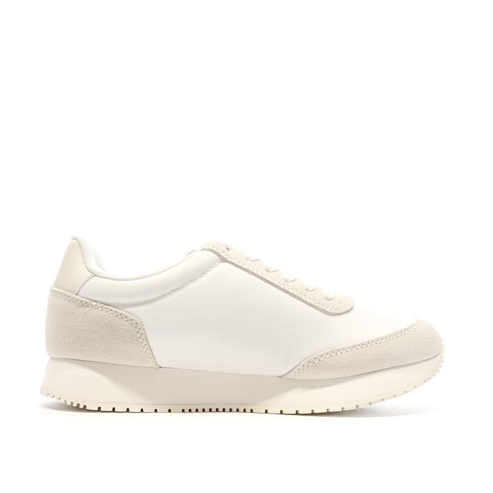Baskets Blanches/Beiges Femme Calvin Klein Jeans Retro vue 2