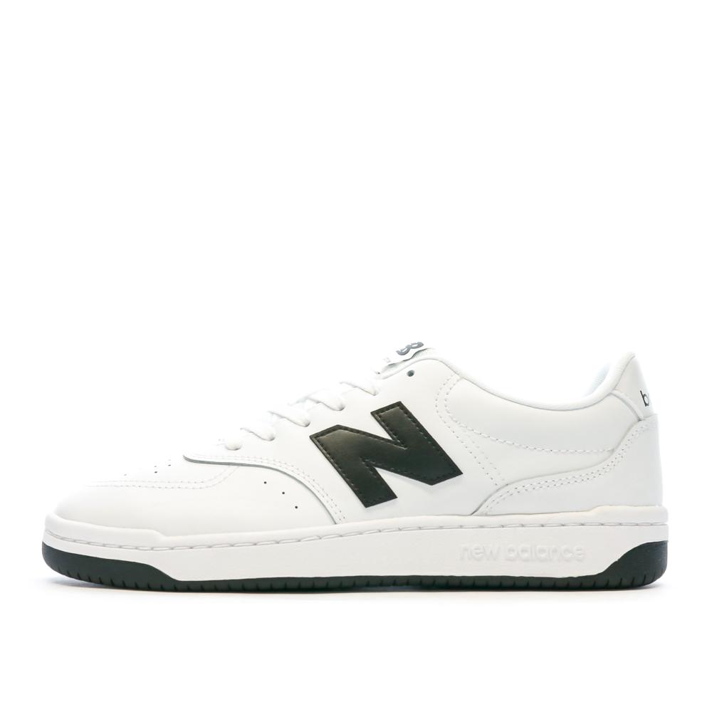 Baskets Blanc/Noir Homme New Balance Bb80 pas cher