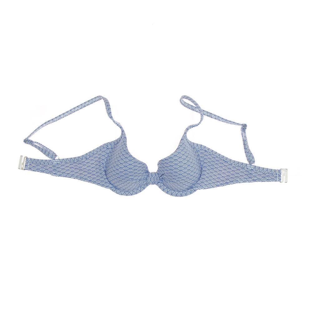 Haut de Bikini Bleu/motifs Femme Nana Cara Soleil vue 2