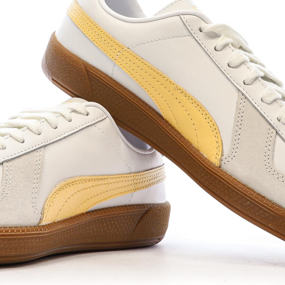Baskets Blanches/Jaunes Homme Puma Army Trainer vue 7