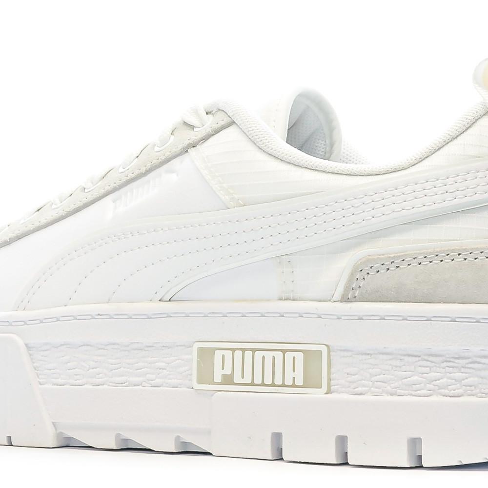 Baskets Blanches Femme Puma Mayze Tech vue 7