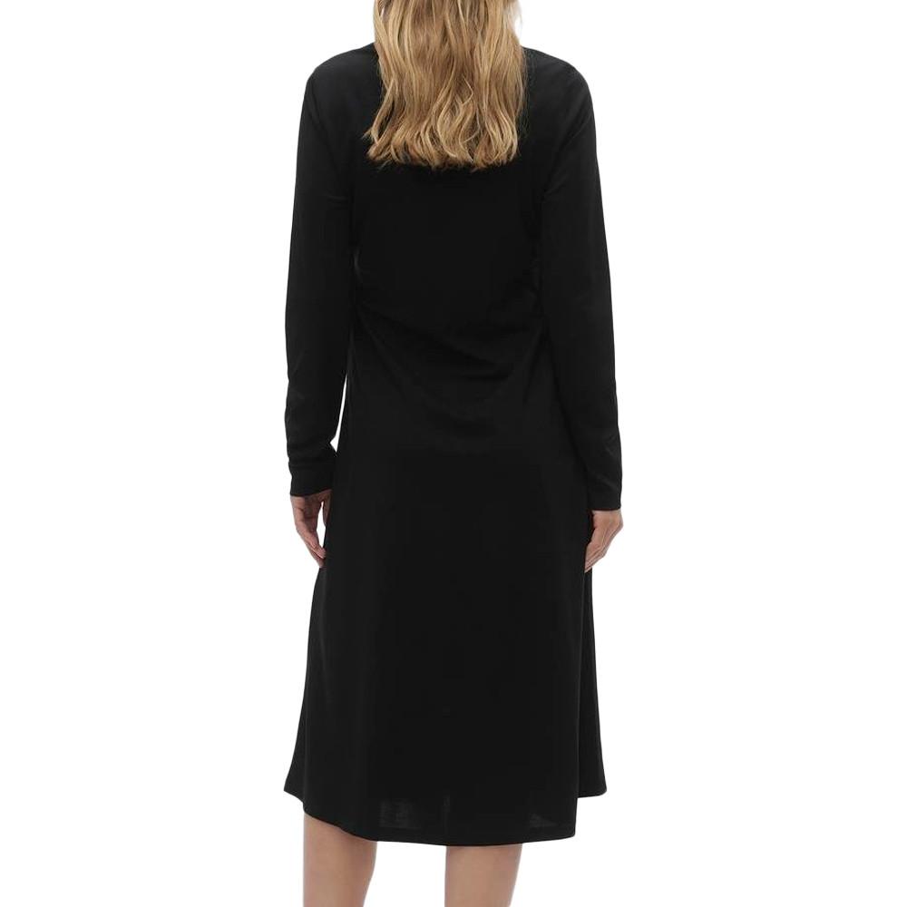 Robe Noire Femme Mamalicious Bea vue 2