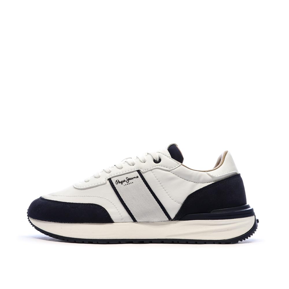Blanco/Negro Zapatillas Hombre Pepe jeans Buster barato