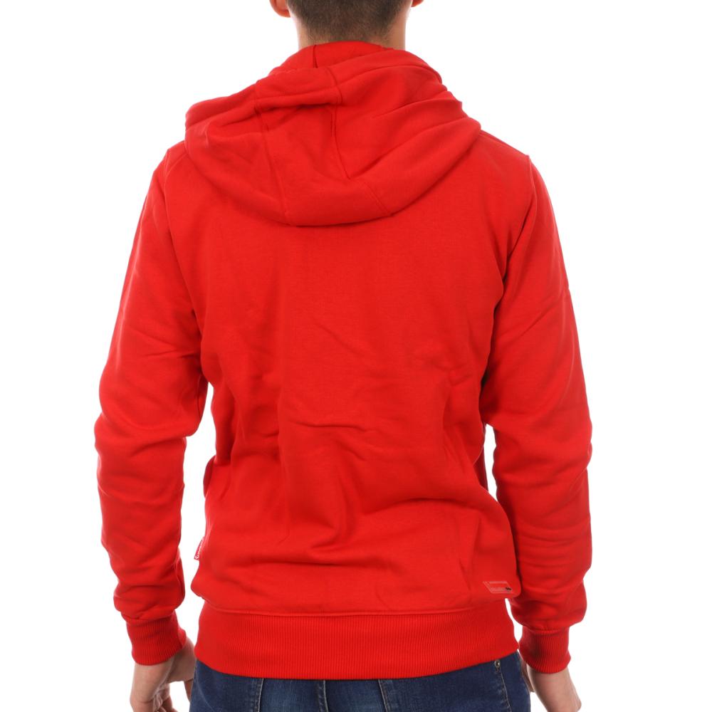 Sweat Rouge Homme Supreme Grip Duane vue 2
