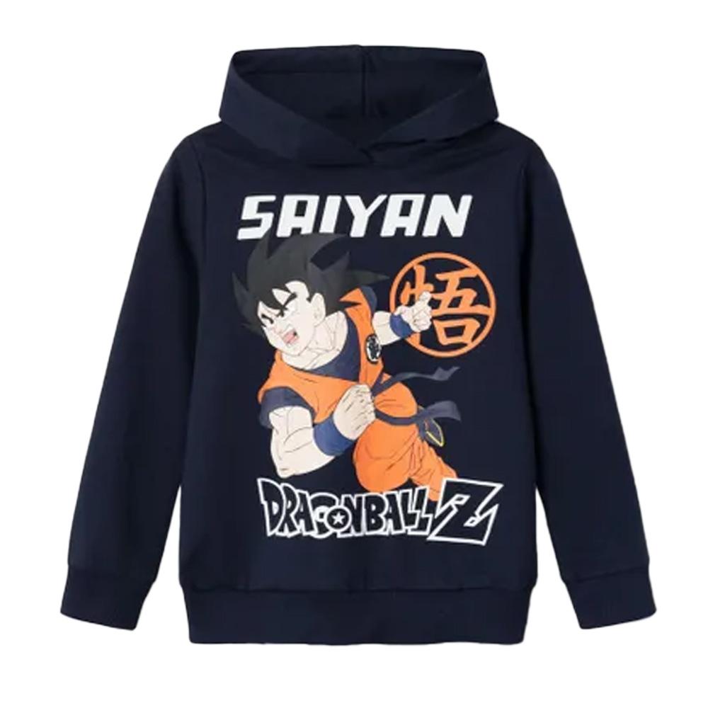 Sweat Capuche Marine Garçon Name it Nkmjam Dragonball pas cher
