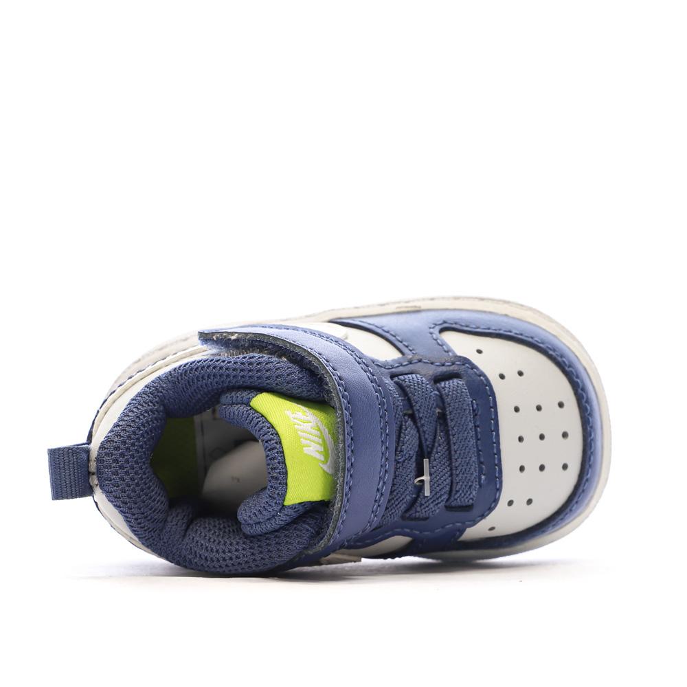 Baskets Bleu/Gris Garçon Nike Court Borough 2 vue 4