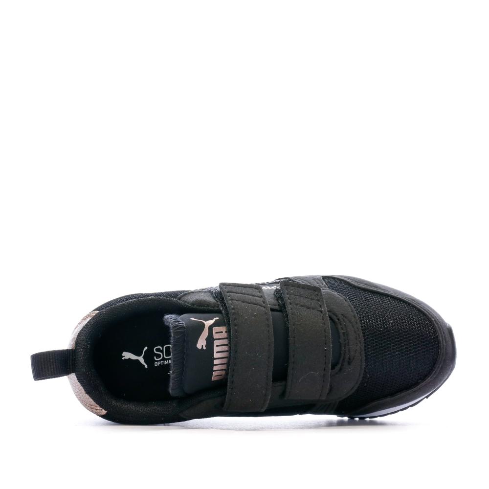 Baskets Noir Fille Puma Metallic V vue 4