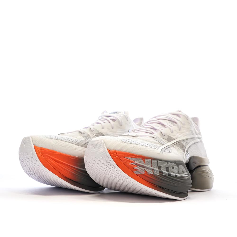 Chaussures de Running Blanches Mixte Puma Fastroid Nitro vue 6