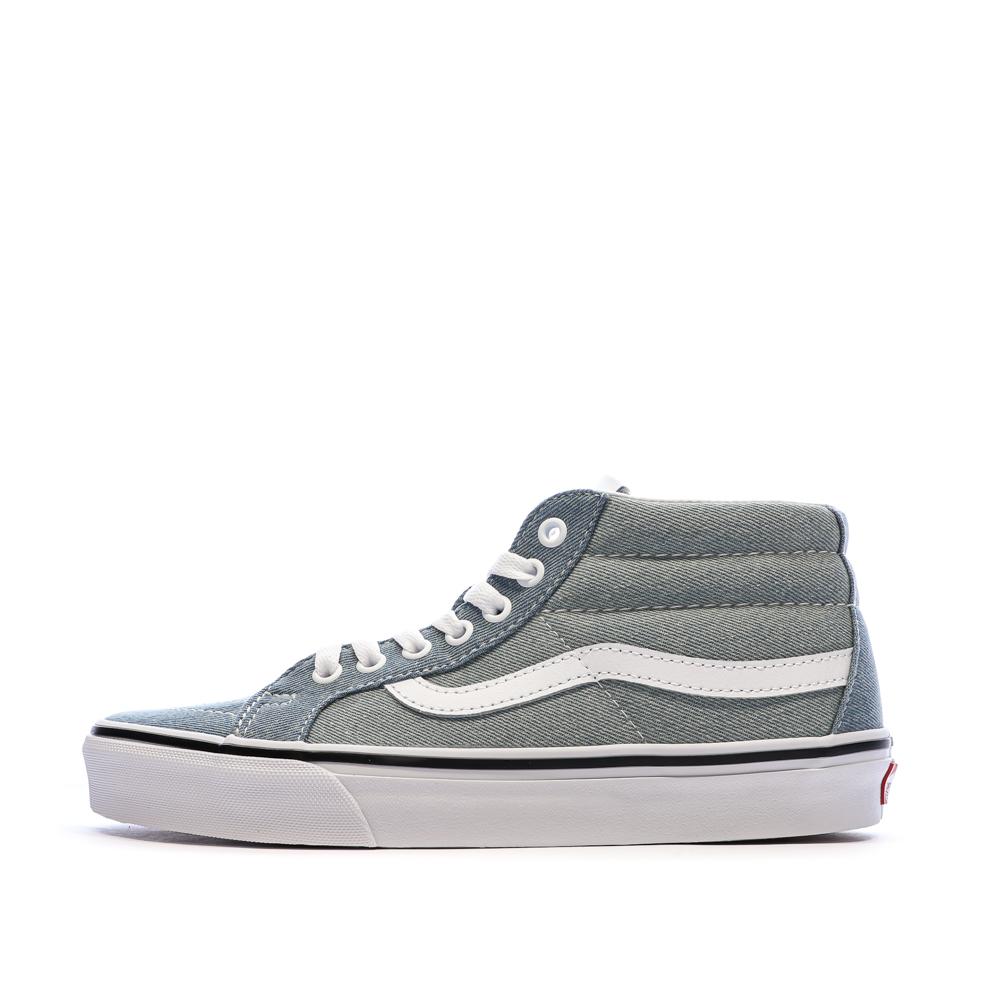 Zapatillas azul vaquero Vans unisex VANS Sk8-mid Reissue barato