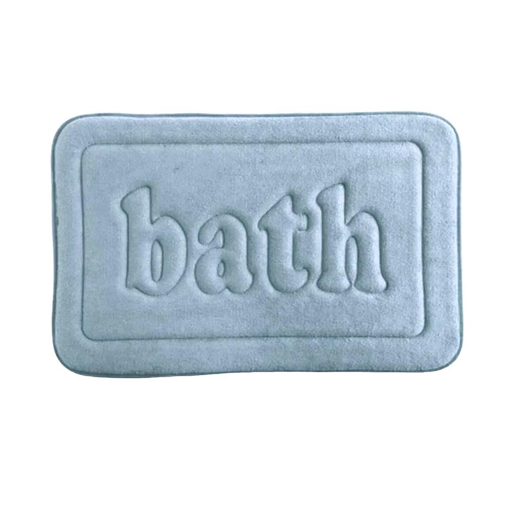 Tapis Bleu Utility Mémoire De forme 40x60 pas cher