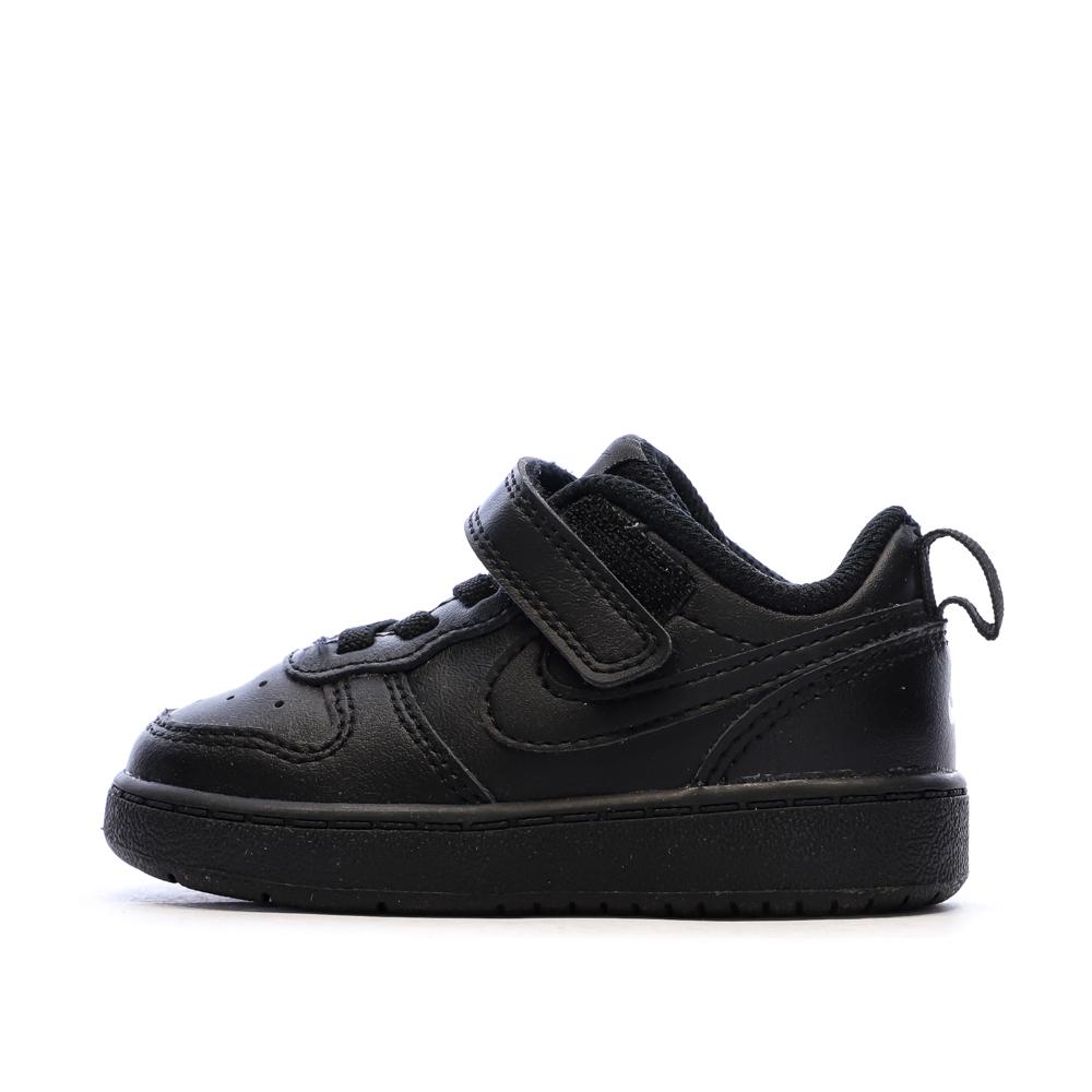 Baskets Noir Garçon Nike Court Borough Low Recraft pas cher