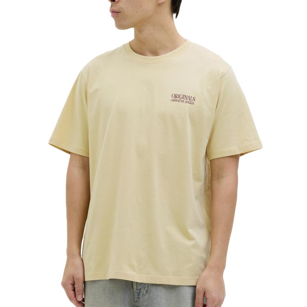 T-shirt Jaune Homme Jack & Jones 12276717 pas cher