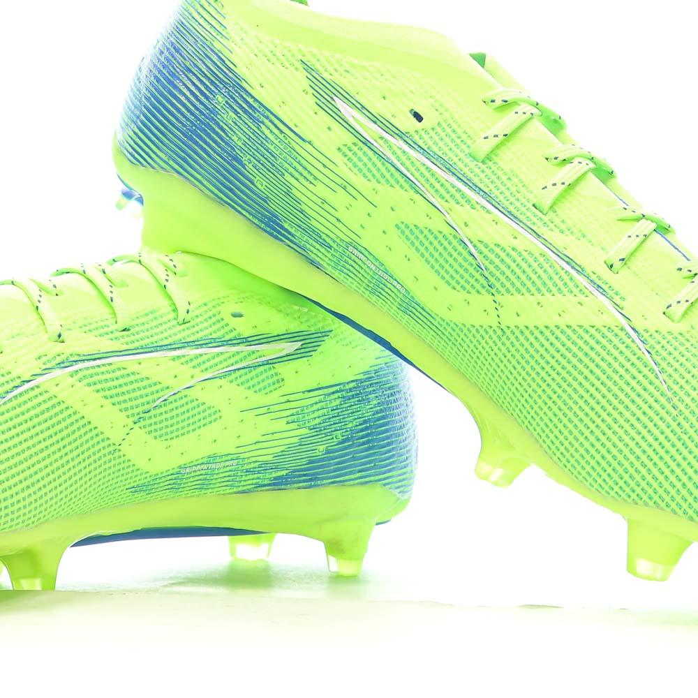 Chaussures football Jaune Fluo Homme Puma Ultra 5 Pro FG/AG vue 7