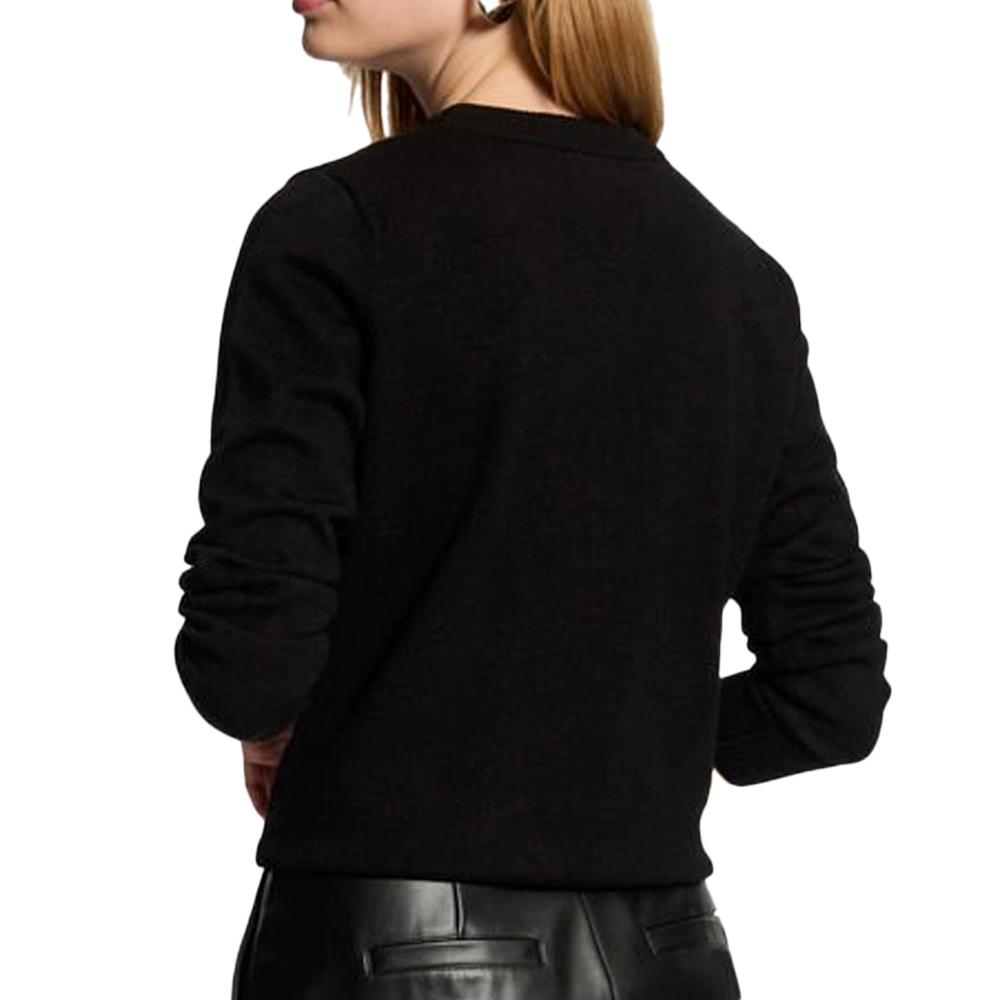 Pull Noir Femme Morgan Mdixie vue 2