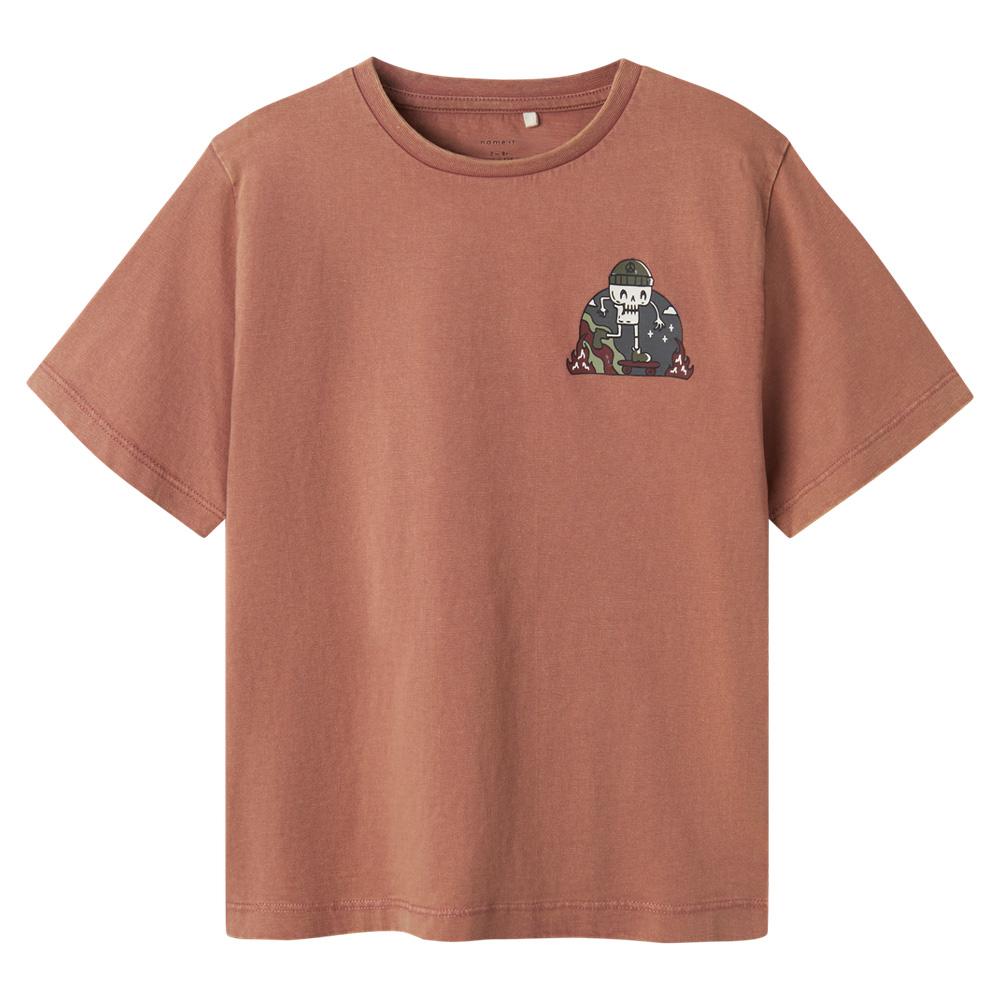 T-shirt Rouille Garçon Name it Tialfa pas cher