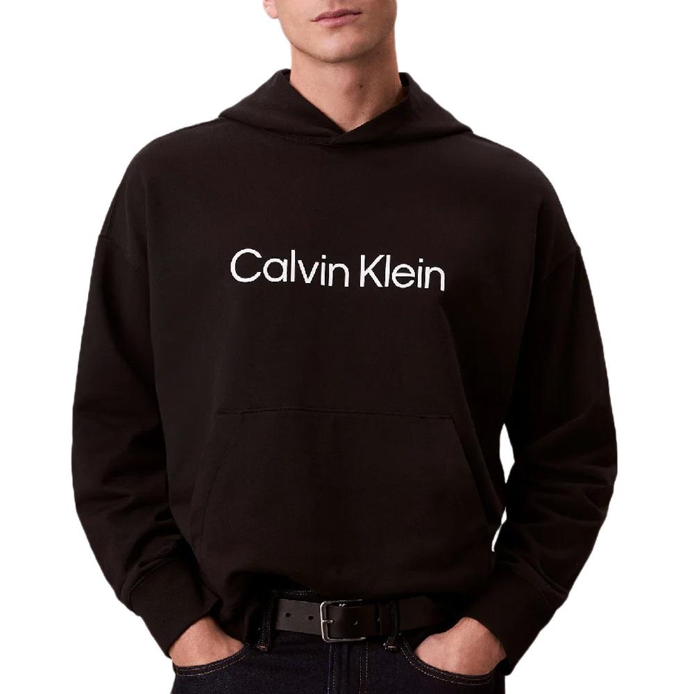 Sweat Noir Homme Calvin Klein Jeans Standard pas cher