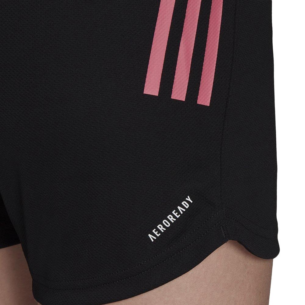 Short Noir/Rose Femme Adidas Sho vue 3