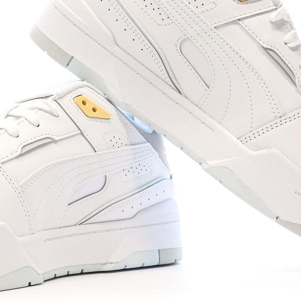 Baskets Blanches/Grises/Jaunes Homme Puma Slipstream Bball vue 7