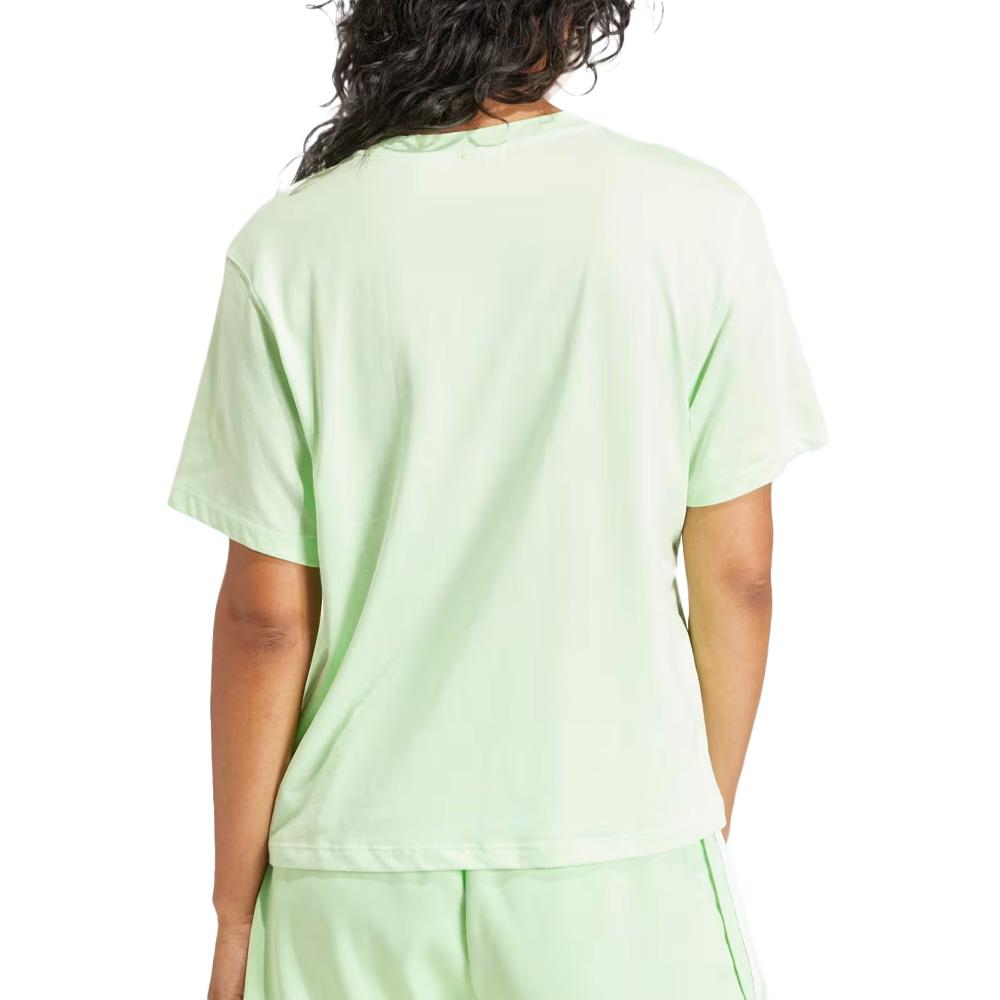 T-shirt Vert Femme Adidas Boxy vue 2