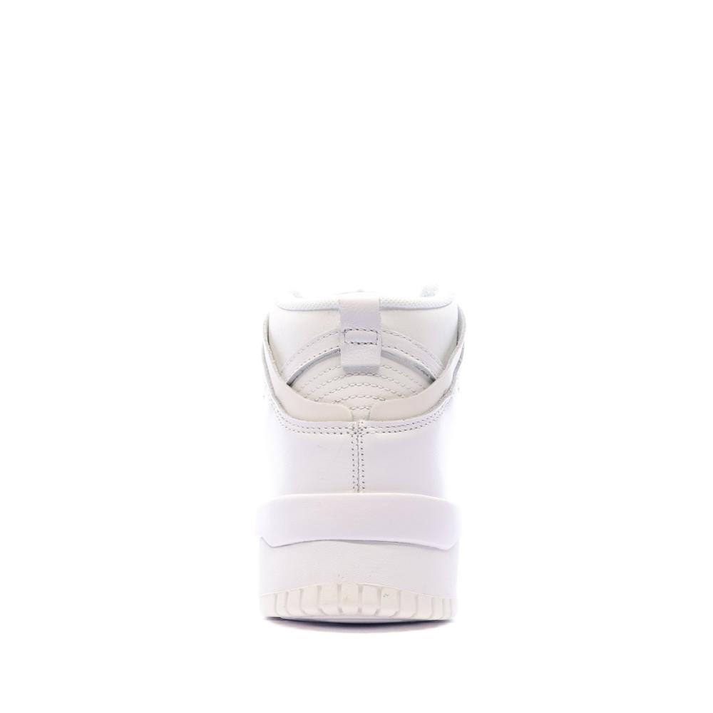 Baskets Blanches Femme Nike Dunk High Up vue 3